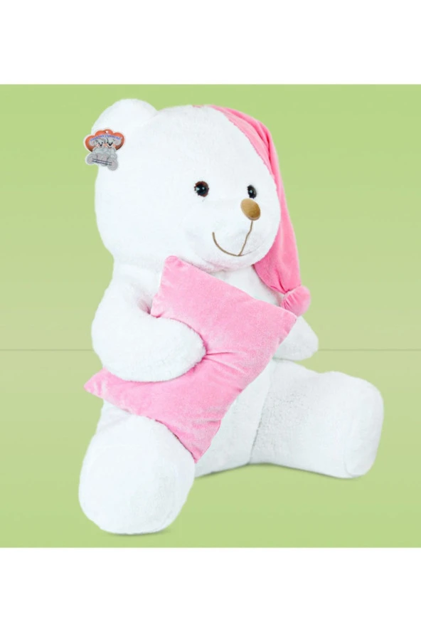 Yastıklı Uyku Arkadaşı 80cm Peluş Ayıcık ürün görseli