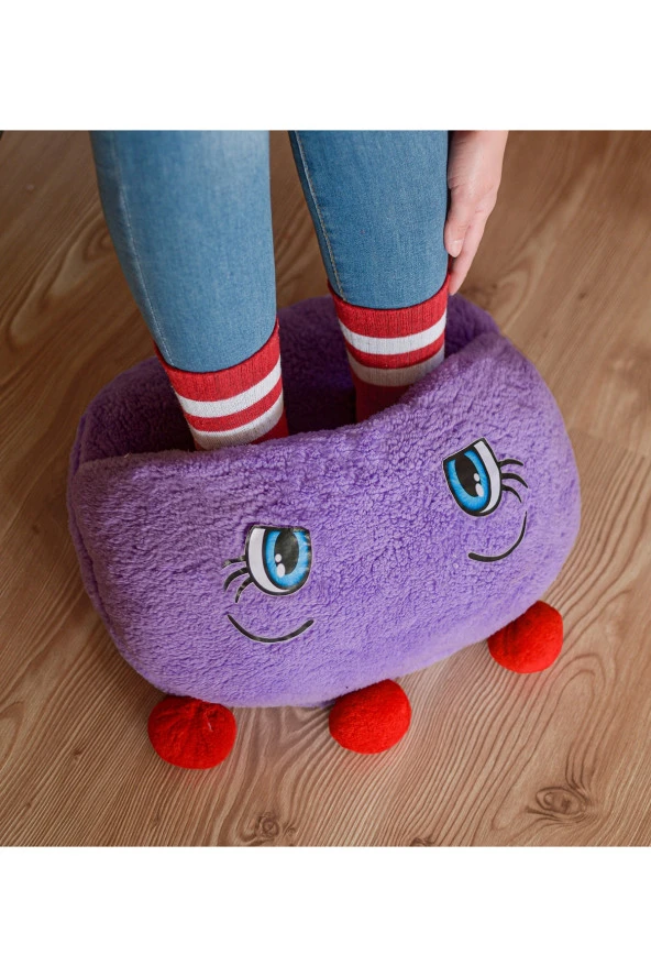 Peluş Ayak Isıtıcısı,panduf,terlik - 2