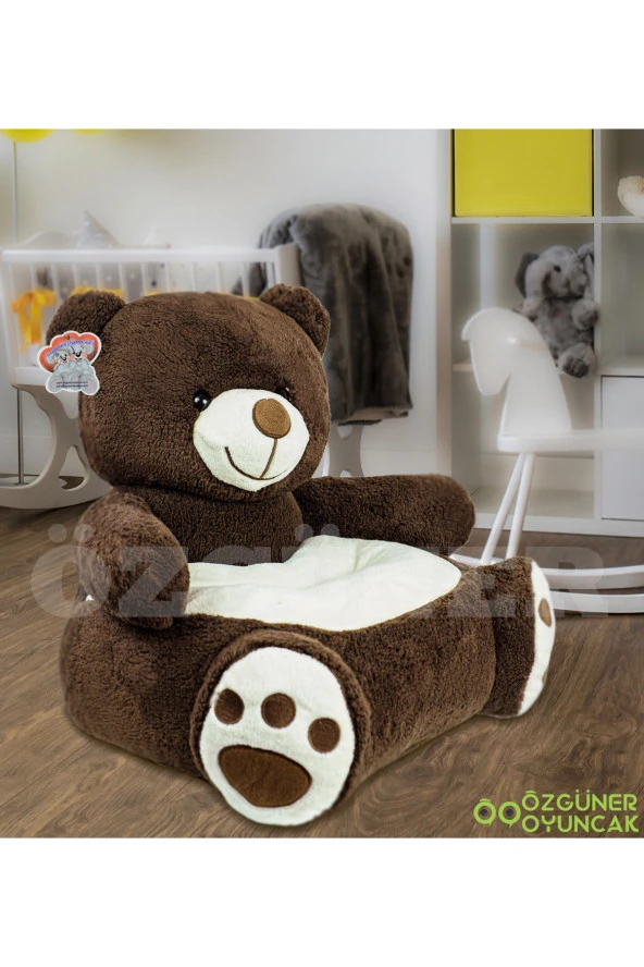 Ayı Peluş Bebek Çocuk Koltuğu (%100 YERLİ) - Resim 3
