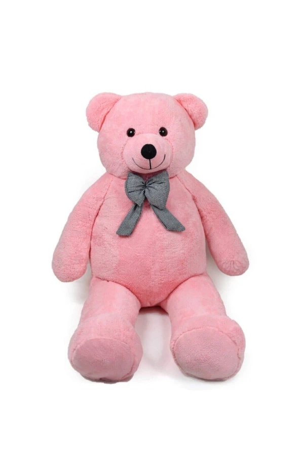 Pembe Büyük Papyonlu Ayıcık 140 Cm - 3