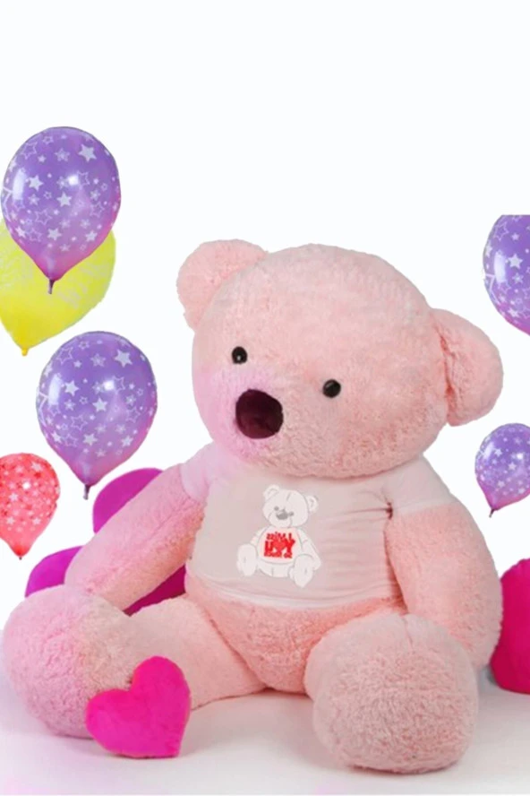 180 Cm Tişörtlü Tatlım Peluş Ayıcık - 1