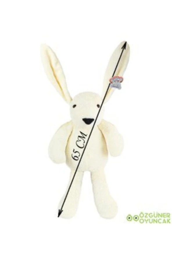 Uyku Arkadaşım Tavşan 65 Cm Peluş Tavşan - Resim 3