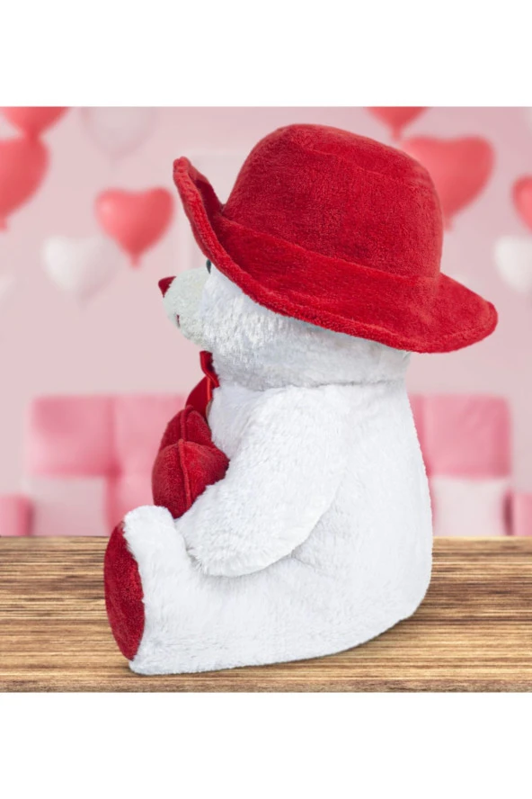 70 Cm Sapkalı Ayıcık Doğum Gününe Özel Hediye - Resim 2