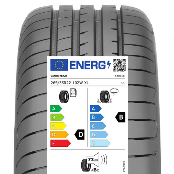 Goodyear Eagle F1 Asymmetric 3 T0 SCT 265/35 R22 102W XL FP Yaz Lastiği - 2022 - 4