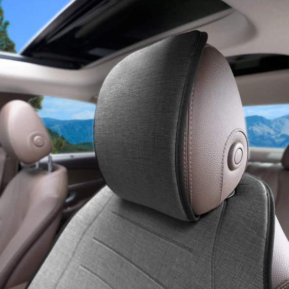 Otom Premium Koruyucu Oto Koltuk Minderi Yüksek Kalite Keten - 8