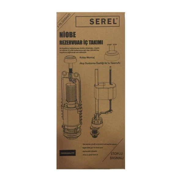 ELMOR NIOBE ALTTAN DOLDURMALI START-STOP İÇ TAKIMI