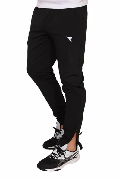 Diadora Mundial 21 Erkek Likralı Siyah Eşofman altı - 3