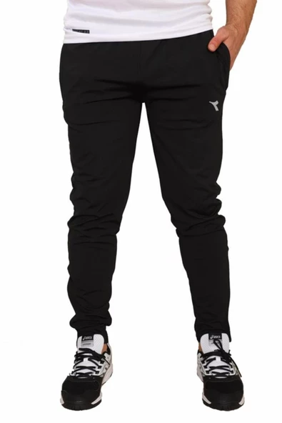 Diadora Mundial 21 Erkek Likralı Siyah Eşofman altı - 4