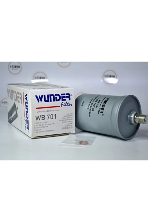 Icon Group - Mercedes 124 - 201 - 202 Kasa 190 Seri Yakıt Filtresi - WB 701 - Resim 2