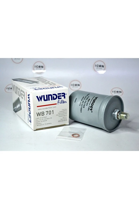Icon Group - Mercedes 124 - 201 - 202 Kasa 190 Seri Yakıt Filtresi - WB 701 - Resim 3