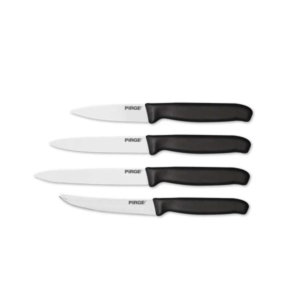 Pirge Bar Bıçağı Seti Gastro Siyah 41114