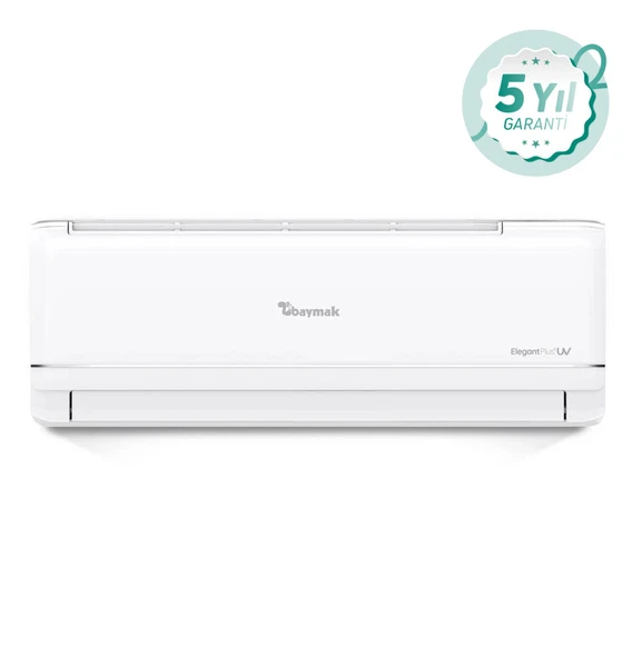 Baymak Elegant Plus UV 12 A++ 12000 BTU Inverter Duvar Tipi Klima Montaj Dahil
