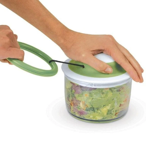 Chef'n 102-239-011 VeggiChop™ Manuel İpli Saklama Kaplı Rondo - 10