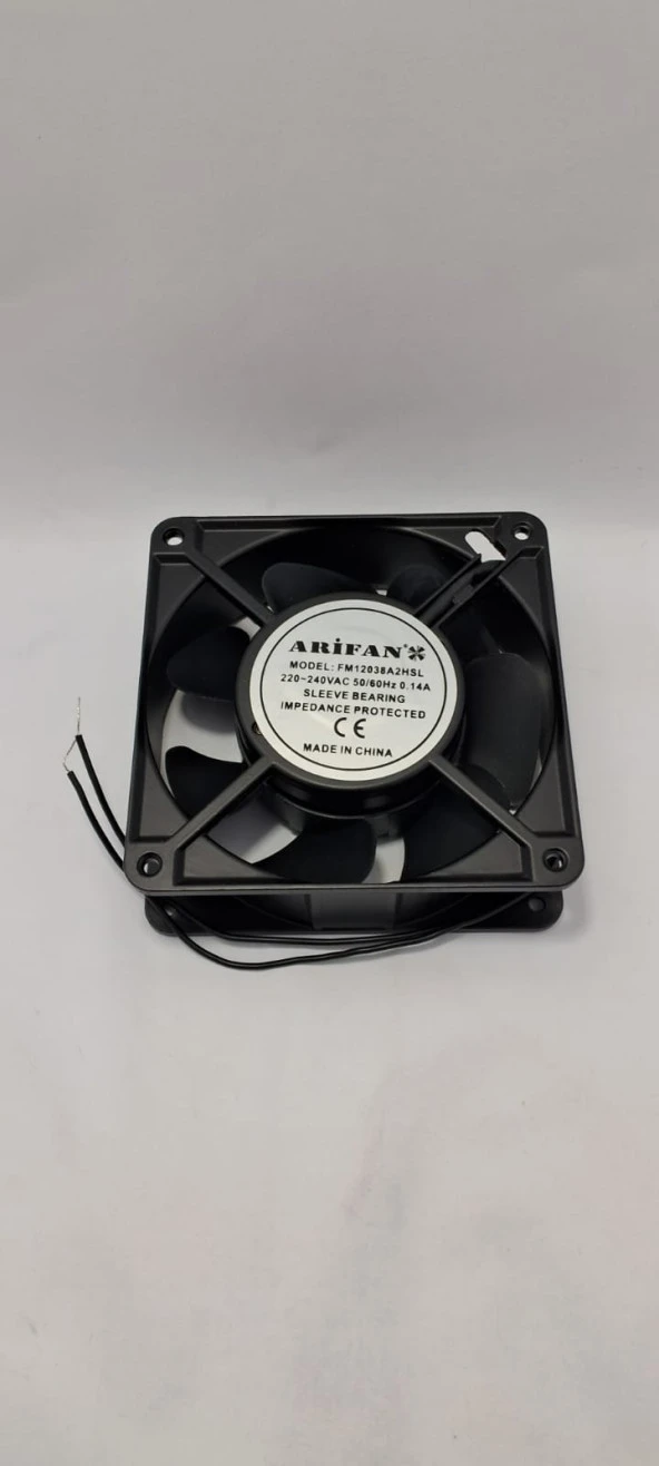 ARİFAN 120X120X38 MM KARE FAN RULMANSIZ KF