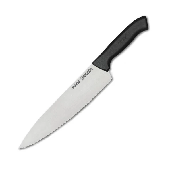 Pirge Ecco Dişli Şef Bıçağı 21 cm Siyah 38261 - 2