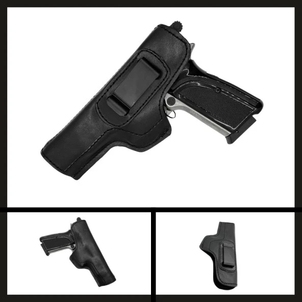 Uyguna-Yakala Sig Sauer P229 Sport Maşalı Napa Deri Tabanca Kılıfı-VAK.483