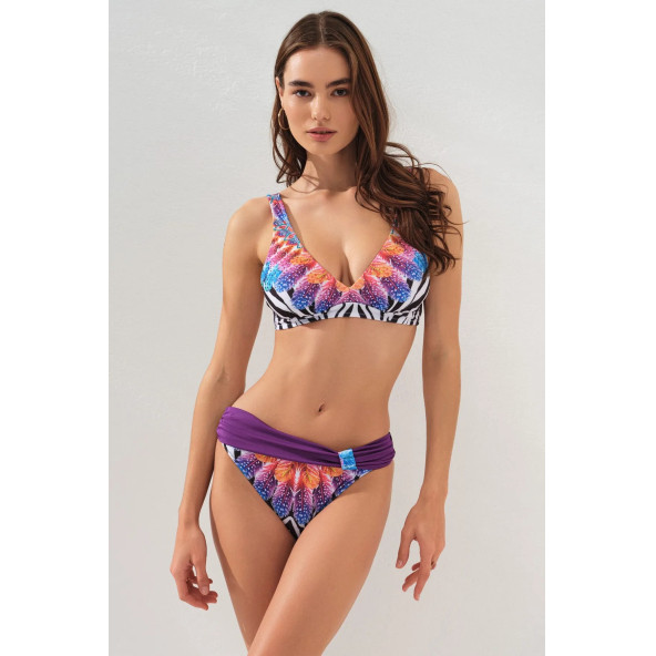 Pierre Cardin Fra Toparlayıcı Bikini Takım Feather