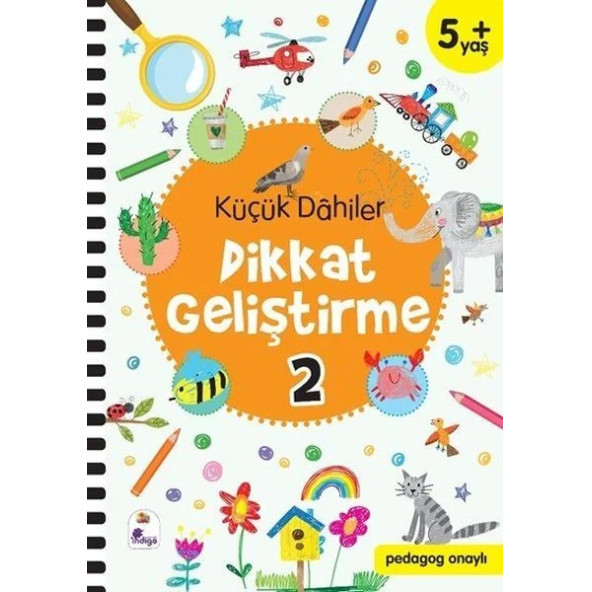 Küçük Dahiler Dikkat Geliştirme Seti - 5+ Yaş-2 Kitap Takım - 2
