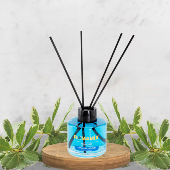 Romamix Okyanus Esintisi Dekoratif Bambu Çubuklu Oda Kokusu & Oda Parfümü 100 ml - 3