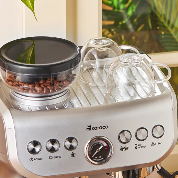 Karaca Coffee Art Barista Kahve Öğütücülü, Süt Köpürtücülü, 15 Bar Basınçlı - 5