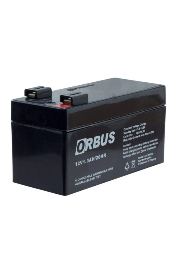 ORBUS 12 Volt 1.3 Amper Akü