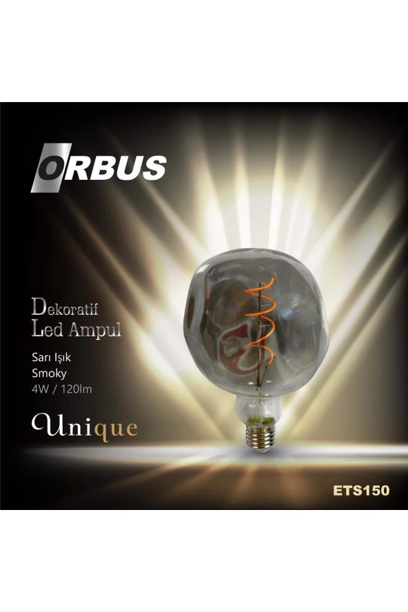 ORBUS Dekoratif Led Ampul SMOKY 4W 140lm ETS150