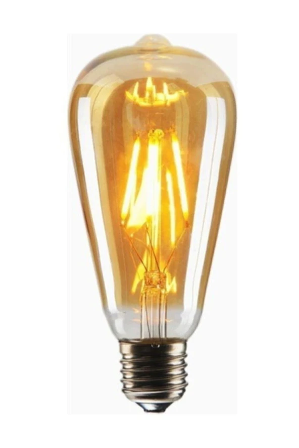 ORBUS St64 6w E27 Duy Sarı Işık Avize Dekoratif Led Ampul - 3