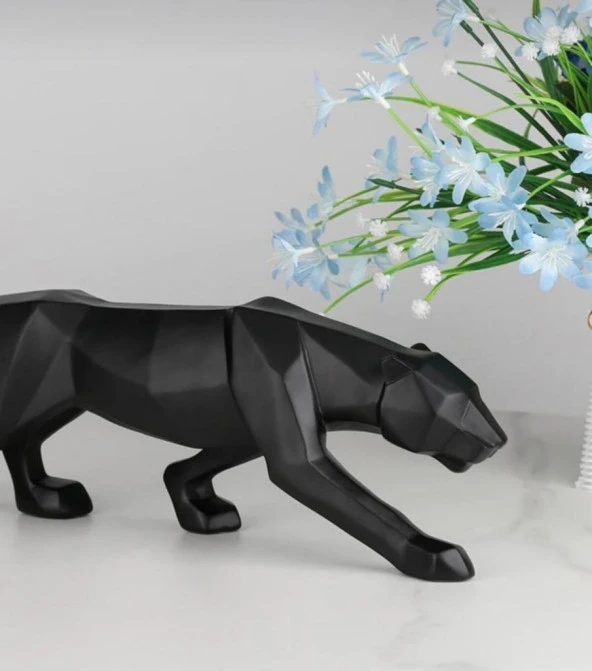 KÜBİK LEOPAR BİBLO SİYAH