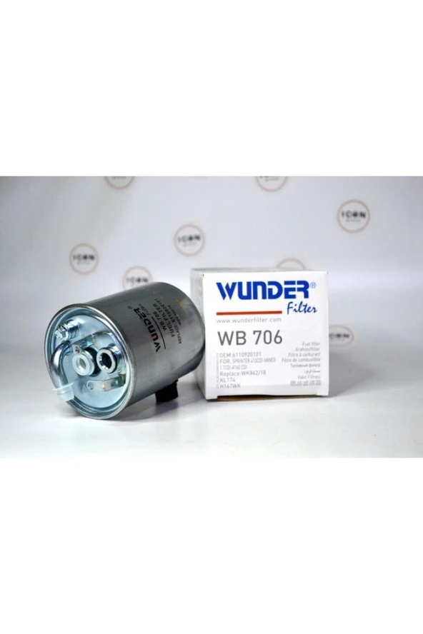 Icon Group - Mercedes Sprinter 413 Cdi - Vaneo 1.7 Cdi - A160 Cdi Yakıt Filtresi - WB 706 - Resim 3