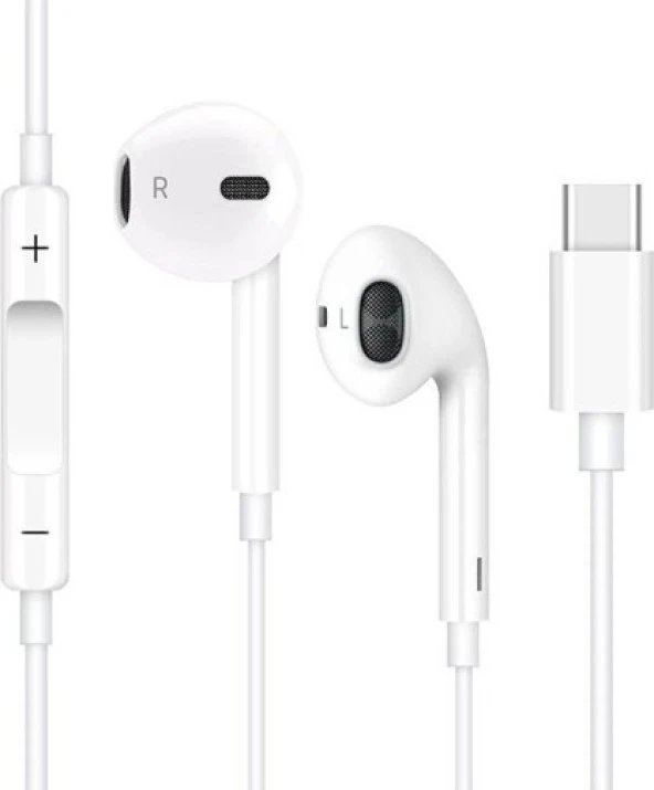 Apple Iphone 15 - 15 Pro - 15 Pro Max - 15 Plus Uyumlu Yeni Nesil Usb-C Mikrofonlu Type-C