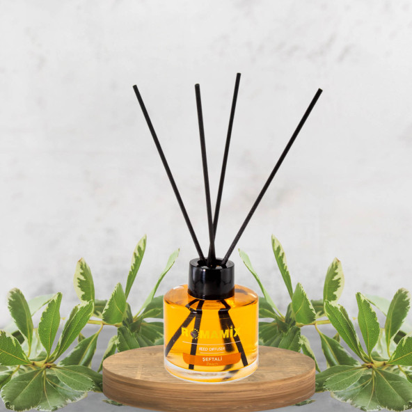 Romamix Şeftali Dekoratif Bambu Çubuklu Oda Kokusu & Oda Parfümü 100 ml - 3