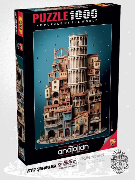 Anatolian 1000 Parça Pisa Puzzle - Yasin Yaman