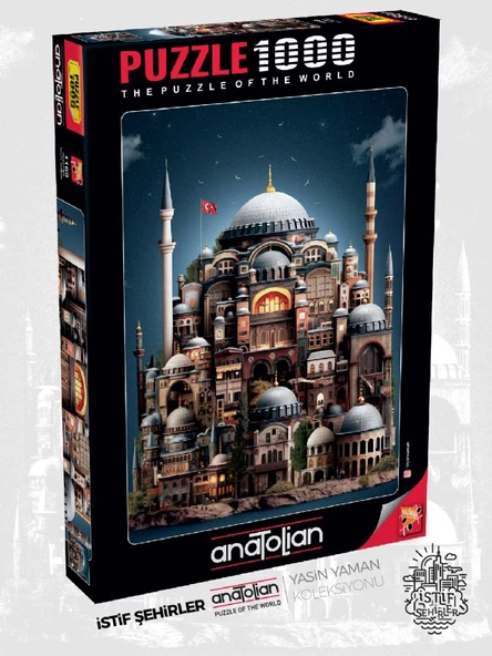 Anatolian 1000 Parça Ayasofya Puzzle - Yasin Yaman