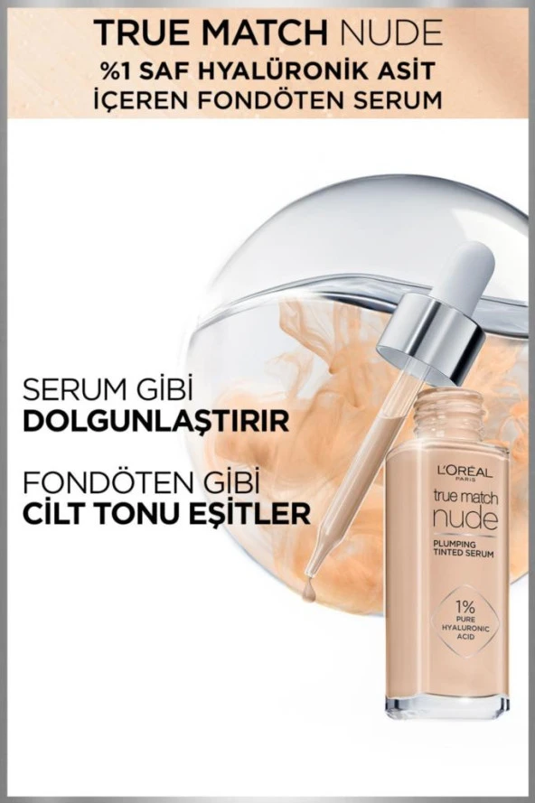 L'Oreal Paris L'oréal Paris True Match Nude Fondöten Serum 0.5-2 Very Light - 2
