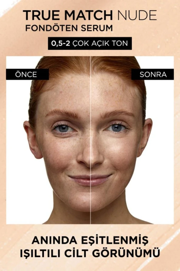 L'Oreal Paris L'oréal Paris True Match Nude Fondöten Serum 0.5-2 Very Light - 3