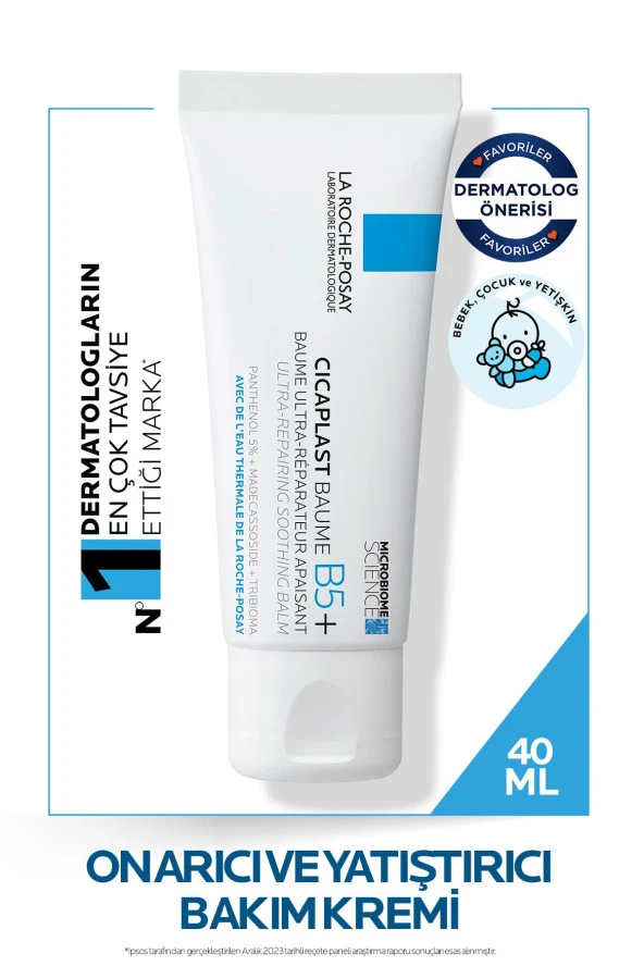 LA ROCHE POSAY Cicaplast Baume B5 Onarıcı ve Yatıştırıcı Bakım Kremi 40ml