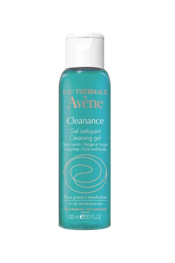 AVENE Yağlı Ciltler için Temizleyici Jel - Cleanance Gel Nettoyant 100 ml 3282770037111