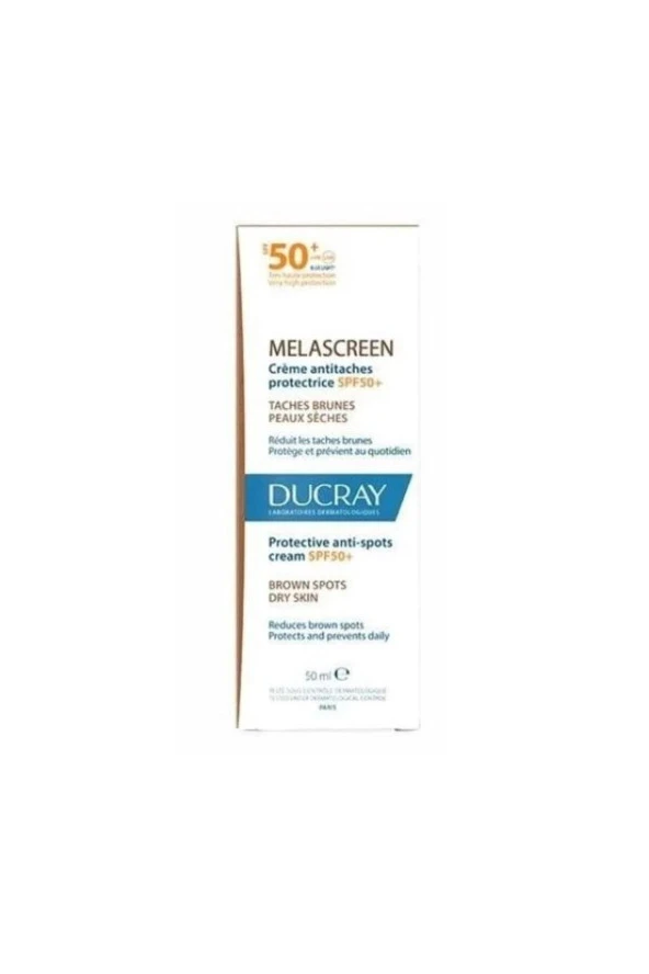 DUCRAY Melascreen Protective Anti-spot Cream Spf50+ Leke Eğilimli Ve Kuru Ciltler Için Güneş Koruyuc