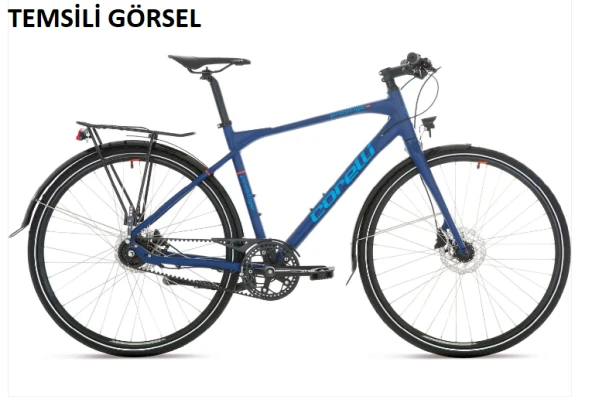 28J CORELLİ ÖZEL SERİ PRESTIJ ŞEHİR BİSİKLET - GRİ MAVİ - 53 KADRO