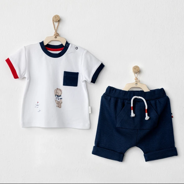 Andywawa Lacivert Bebek 2Lİ Takım