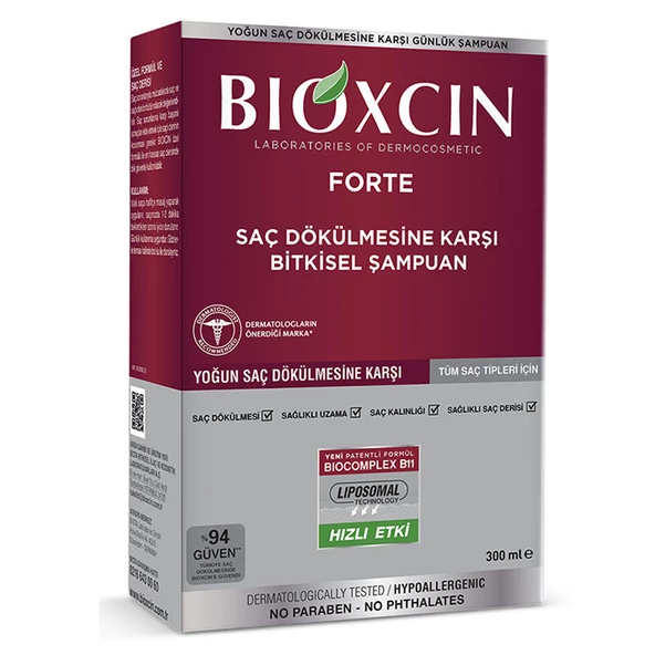 Bioxcin Şampuan Forte Tüm Saçlar 300 ml
