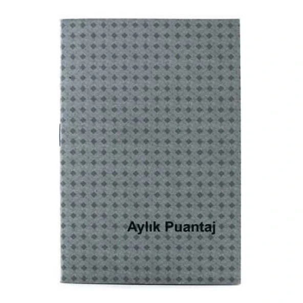 Dilman Aylık Puantaj Defteri Küçük
