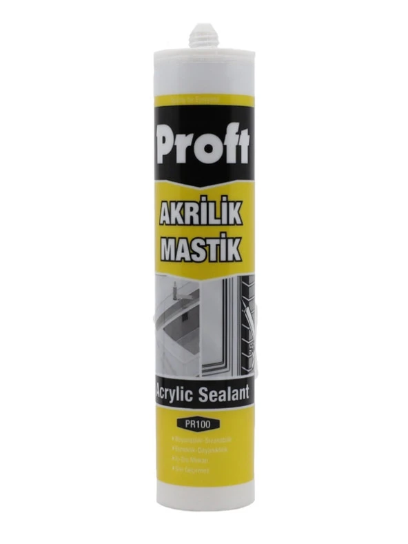 ÇEKOMASTİK AKRİLİK PROFT PR100 GRİ 450GR