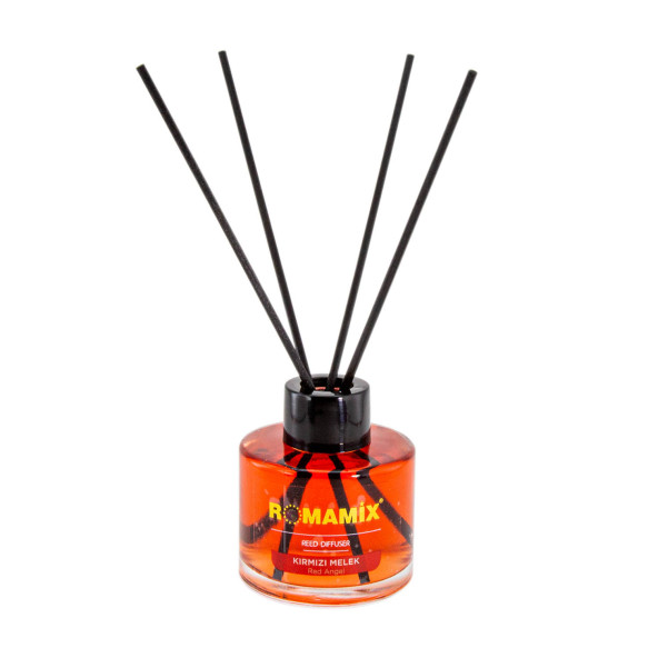 Romamix Kırmızı Melek Dekoratif Bambu Çubuklu Oda Kokusu & Oda Parfümü 100 ml - 2