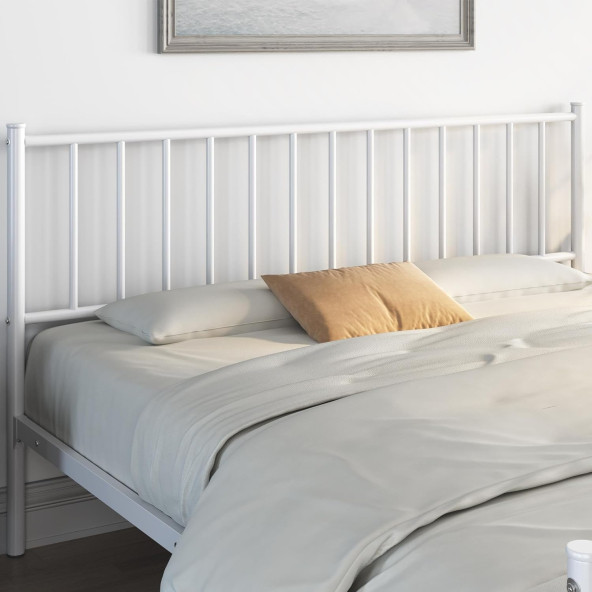 HFT HOME Metal Karyola, Çınar Metal Karyola Siyah Beyaz Gold renk seçenekli, Çift Kişilik 23 140x190BEYAZ - Resim 4