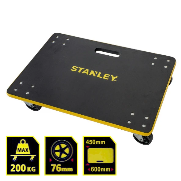 Stanley MS573 200kg 60x45cm Dört Tekerli Yük ve Paket Taşıma Arabası - 2