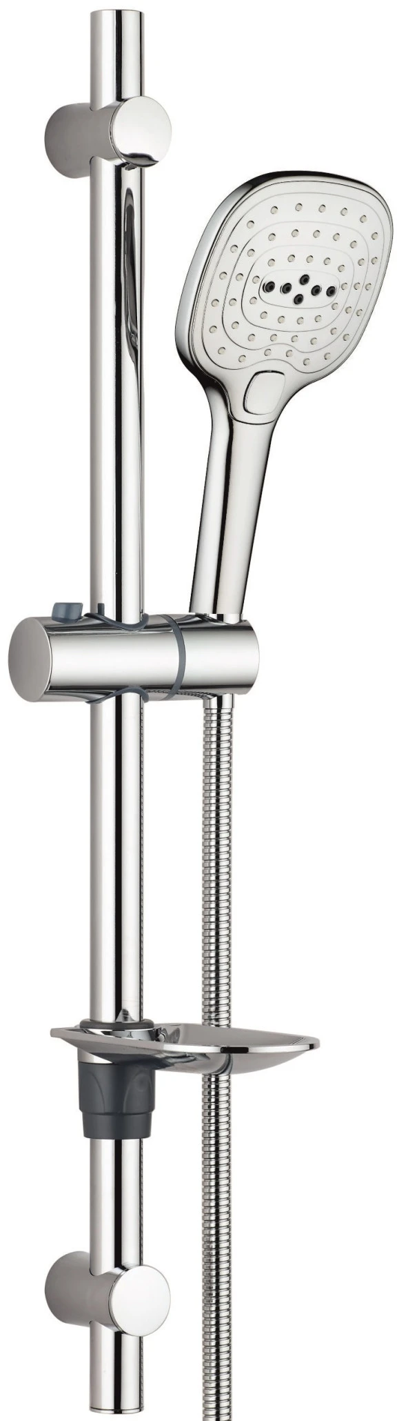 T-MAY Ayvacık Oval Borulu Hareketli Sürgülü Duş Seti Üst Takımı - 2