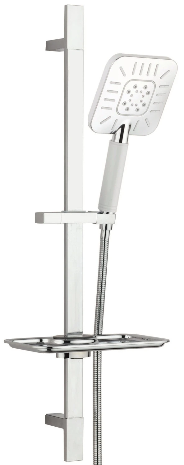 T-MAY Çamlıca Kare Borulu Hareketli Sürgülü Duş Seti Üst Takımı - 2