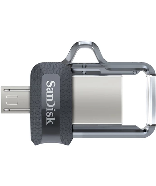 SanDisk Ultra Dual Drive m3.0 256GB Grey  Silver - 3