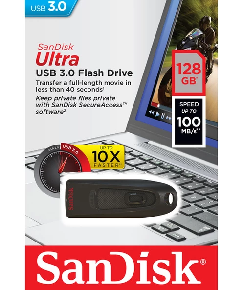 SanDisk Ultra USB 3.0 128GB - 8